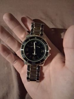 S. Polo Assn. Men's Two-Tone Bracelet Watch