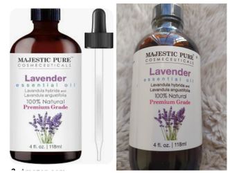 Majestic Pure Cosmeceuticals Lavender Essential Oil 100% Natural 