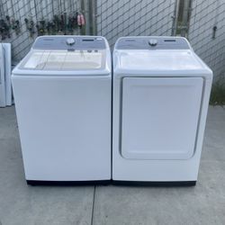 Samsung Washer & Gas Dryer with Warranty 