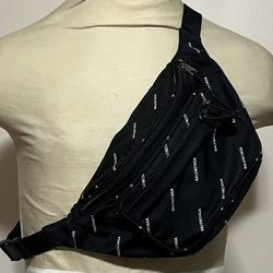 Balenciaga All Over Print Nylon Designer Fanny Pack Waist Bag 