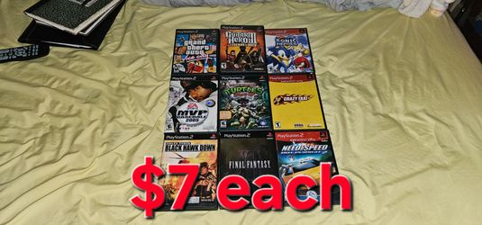 Sony PlayStation 2 ps2 games $7 each