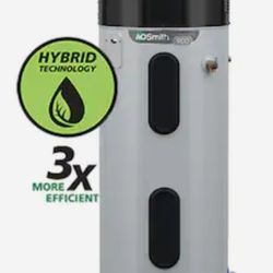 A.O. Smith Signature 900 50-Gal. electric hybrid water heater & pump