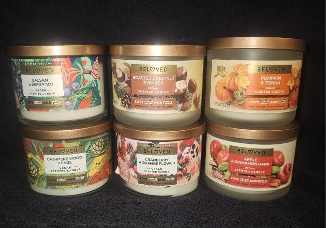  Beloved Candles 3 X $20