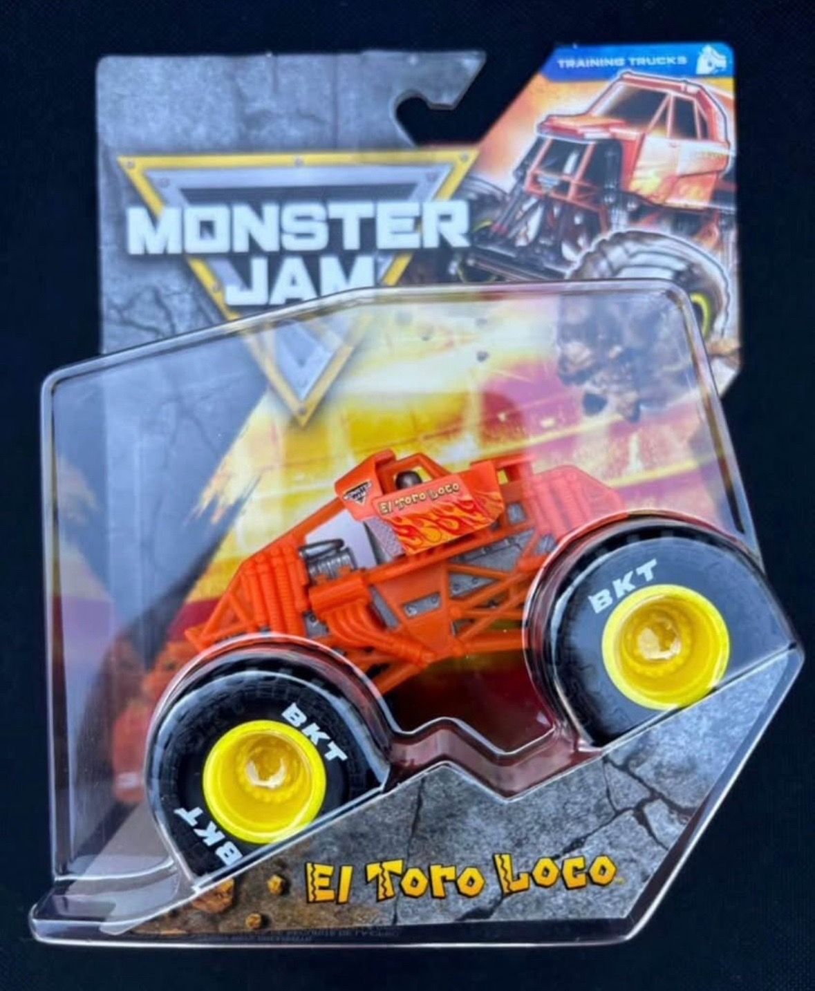 2025 SPIN MASTER MONSTER JAM Series 43 EL TORO LOCO TRAINING TRUCK CHASE 1/64