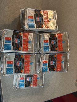 1991 The Quarterbacks Domino Pizza Unopened Football Pack-NFL - QB Challenge qty 252