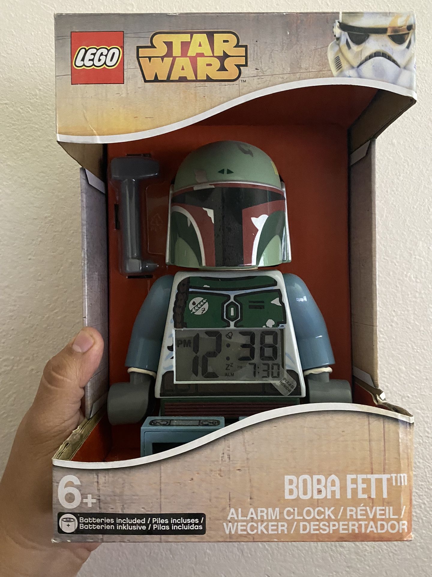 Lego Star Wars Boba Fett Alarm Clock
