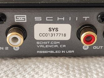 Schiit SYS Passive Preamp Volume Control and 2-Input Switch (Black