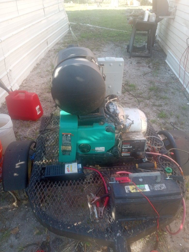 Onan Generator On The Trailer