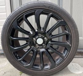Set of 4 Black RANGE ROVER HSE AUTOBIOGRAPHY 22” rims 285/35/22 size tire