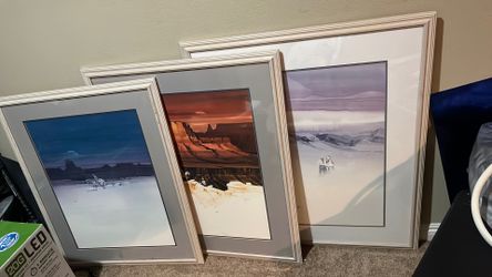 Horse Art Large Matted And Framed