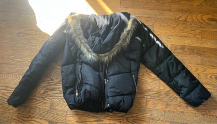 Puffer Winter Jacket With Fur