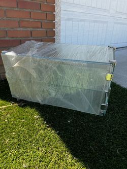 Glass display case