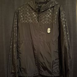 Black Coach Signature Wind-Breaker 