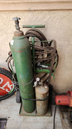 Welding tanks and cart