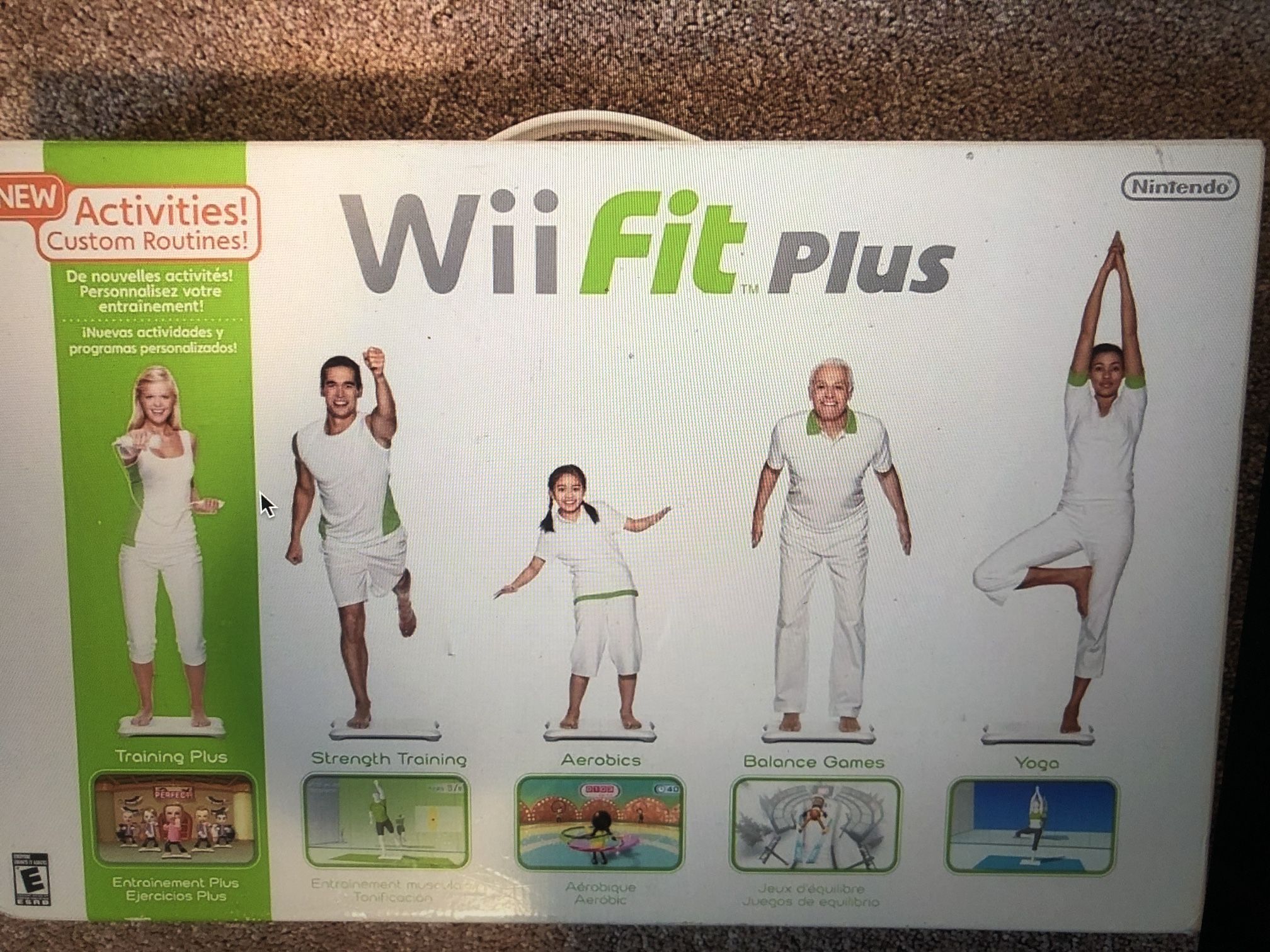 New In Box Nintendo Wii Fit Plus Game With Board