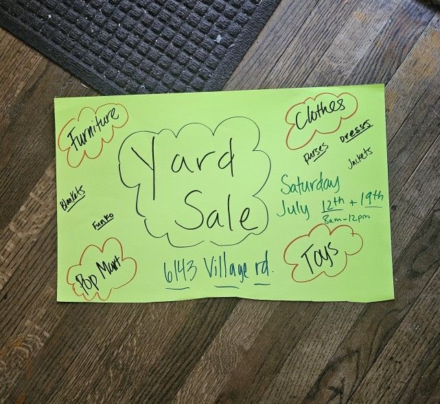 Yard SALE