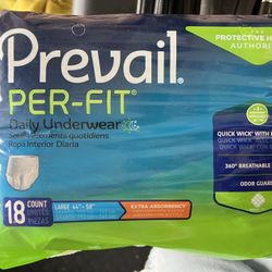 Prevail Large Adult Briefs