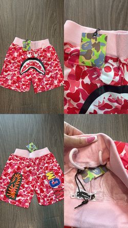 Pink bape shorts