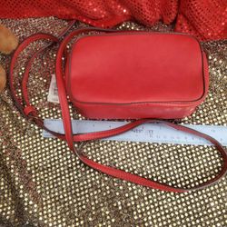 The Gap Red Crossbody Bag 4.5" x 7.5"x 2.5". New.
