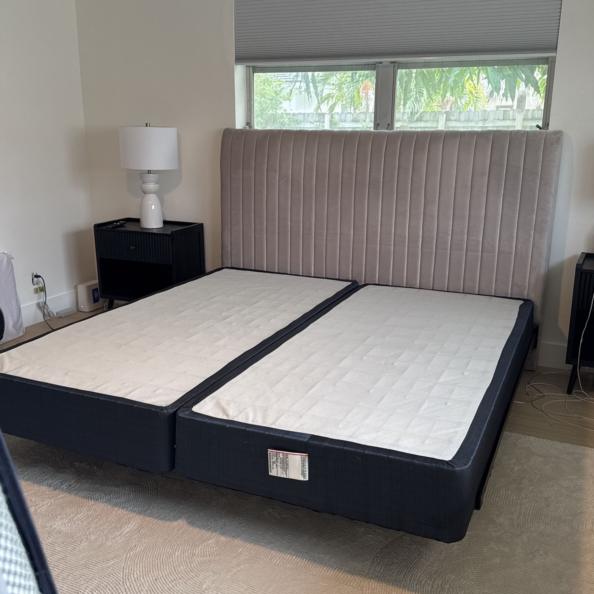 FREE! King Bed, Frame And Boxspring FREE!