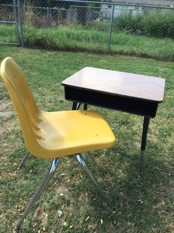 Student desk with chair