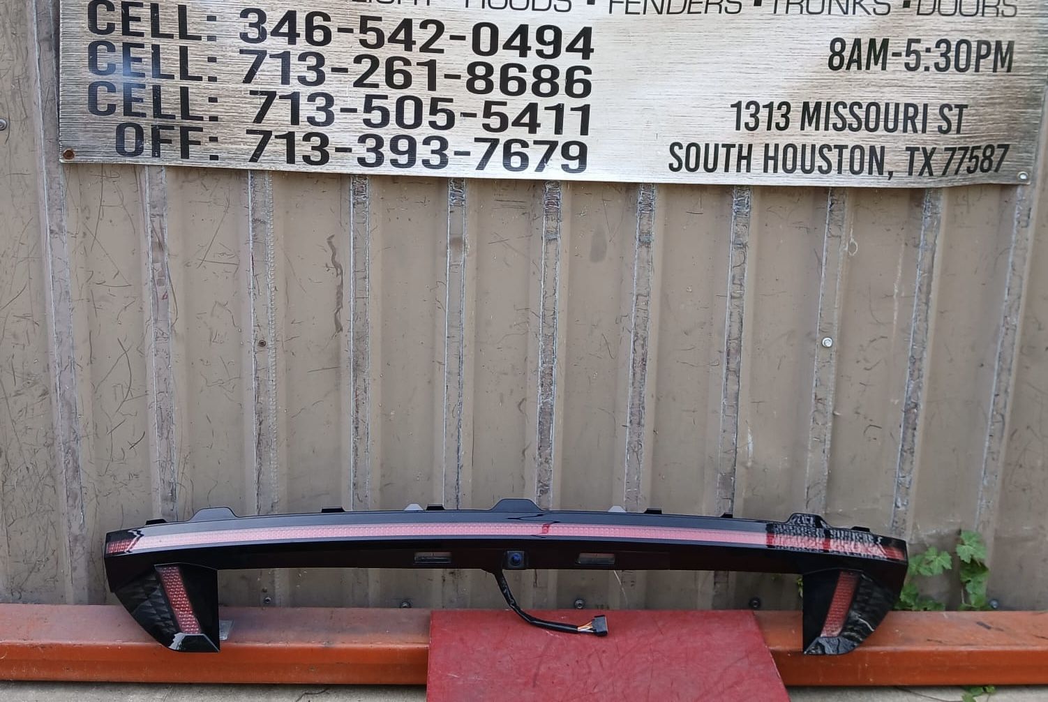 2022-2023 Hyundai Tucson Full LED Center Tail Light Bar With Camera Oem