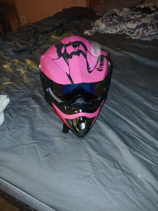 Fox Helmet With Goggles
