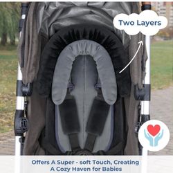  New Babybody Support & Strap Covers Set for Newborn Infant Toddler- Extra 