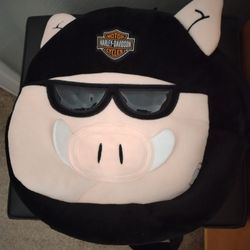 Harley Davidson Hog Biker Plush Backpack 