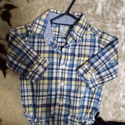 Carter's & Cat&Jack and Wrangler baby boy shirts