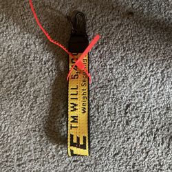 Off White Key Chain