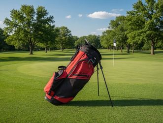 HotZ 3.0 Red/Black 14-Way Golf Stand Bag! Good condition!