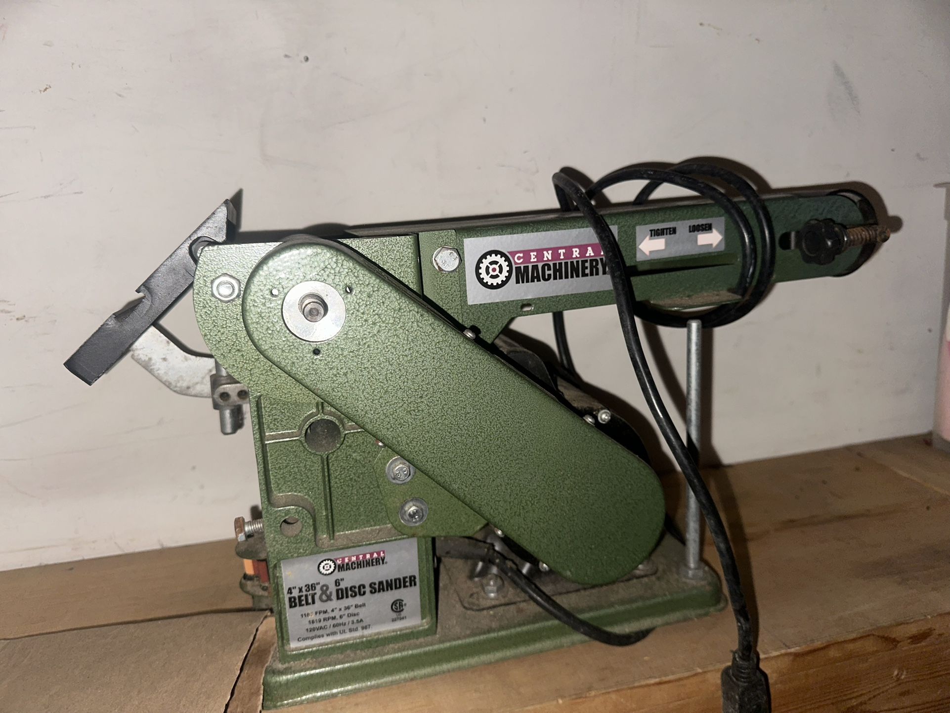 Central Machinery Belt/Disc Sander