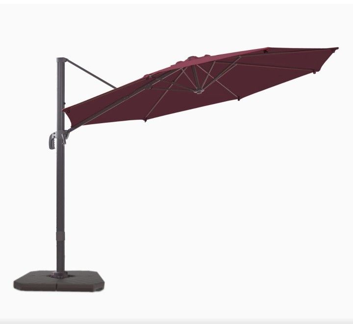 patio umbrella / Sombrilla Para Patio Con Base Inclida