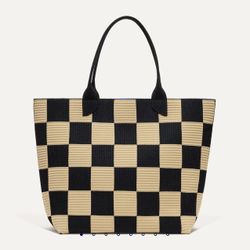 Brand New Rothy's Lightweight Tote Checker Classic  With Tags $250