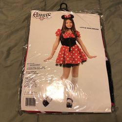 Charades Little Miss Mouse Girls Halloween Costume Size XL 12-14 NIP