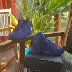 Jordan 12 Deep Royal Blue Kids 5.5