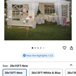 NEW! NEVER USED - Party tent 20x15FT