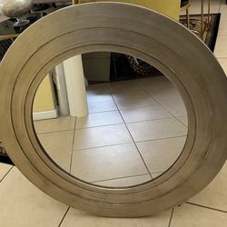 Silver Mirror Decor