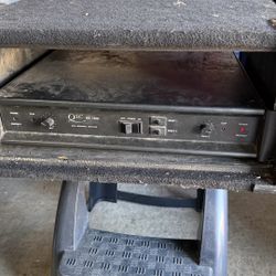 QSC MX 1500 Professional Power Amplifier – Vintage – Partially Tested – As-Is