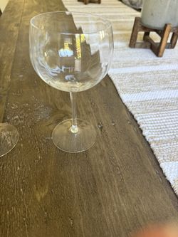 Crate and Barrel Wine Glasses 