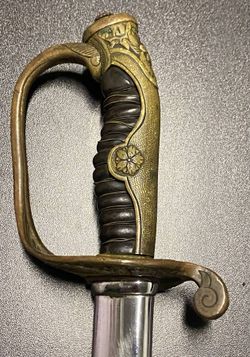 WWII Imperial Japanese Army Type 19 Kyu-Gunto Officer Parade Sword