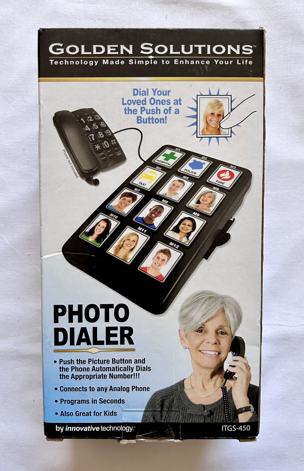 Golden Solutions Photo Dialer Phone