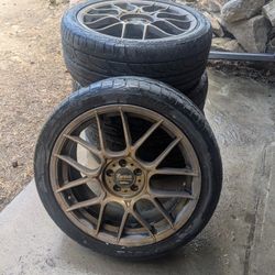 18" 5zigen Heidfeld Wheels With Tires 