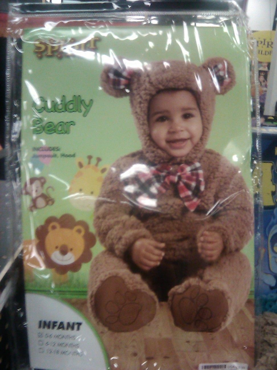 New Halloween Costume Baby 0-6 Mos. Cuddly Bear$40.