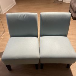 Aqua Blue Chairs