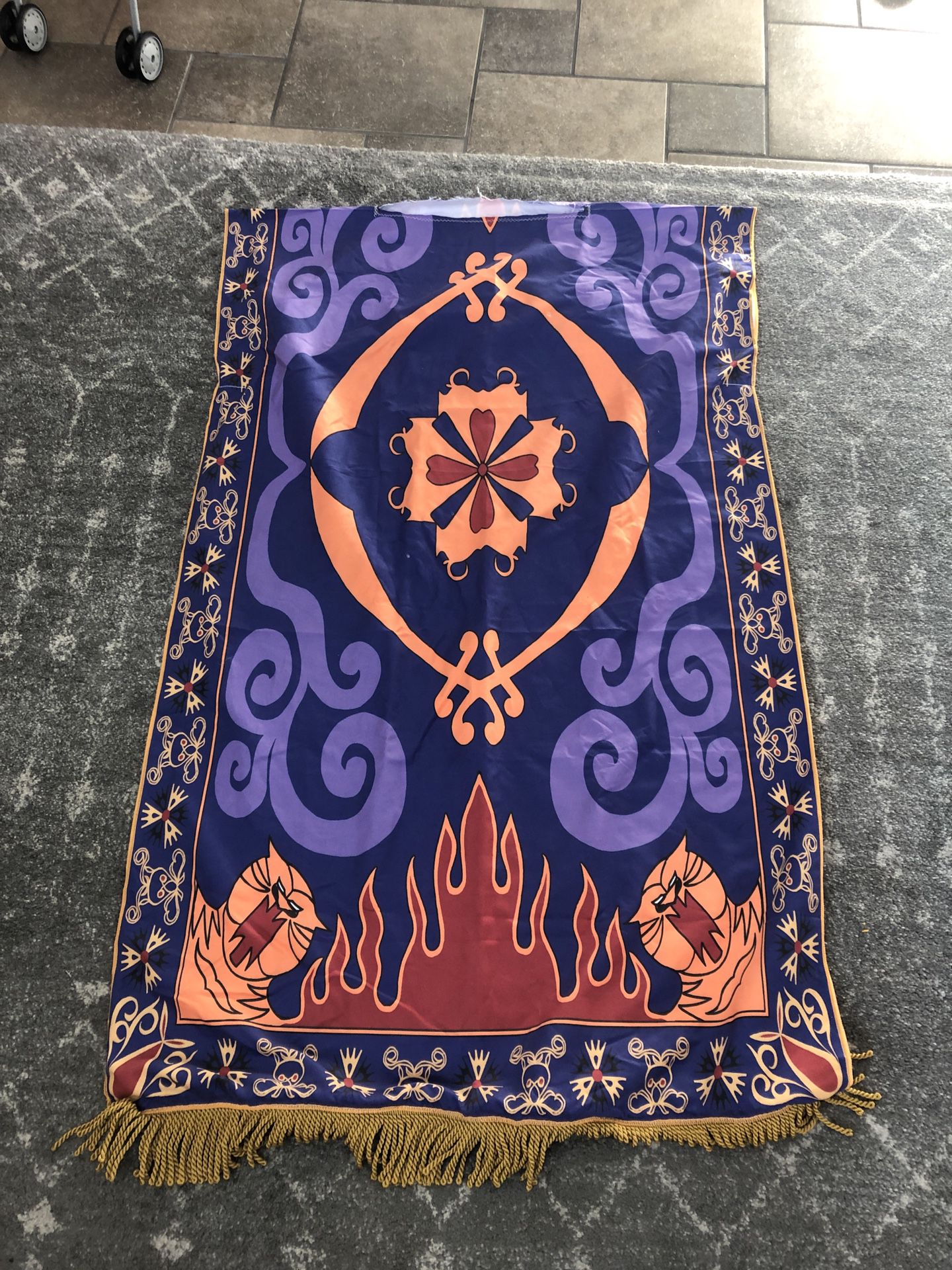 UNIQUE Aladdin Magic carpet costume - home sewn