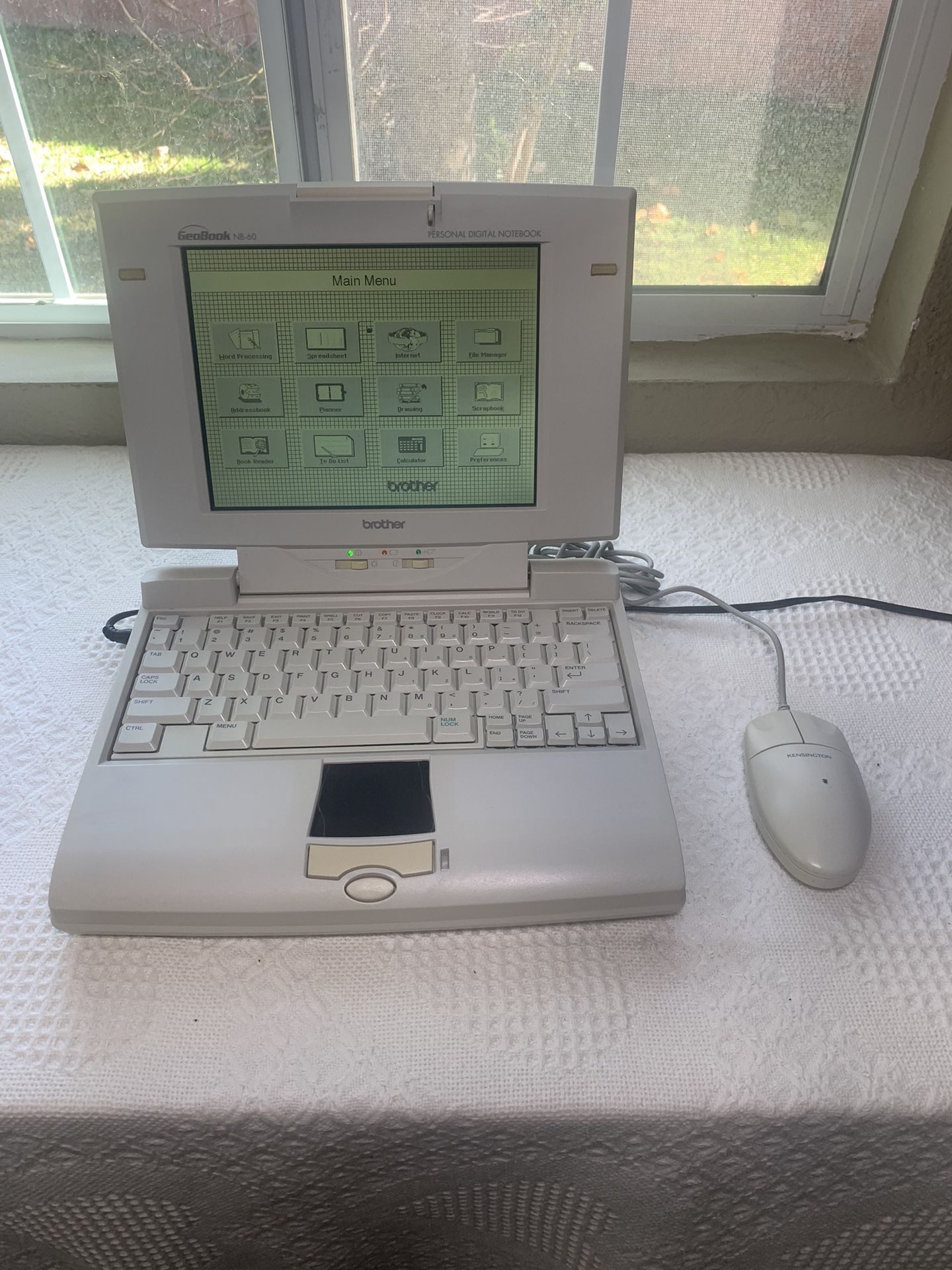 Vintage Brother Geobook Laptop Model NB-60