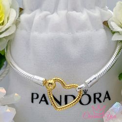 Pandora style bracelet !! 925 sterling silver.