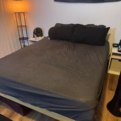 Queen Bed Mattress and Bed Frame